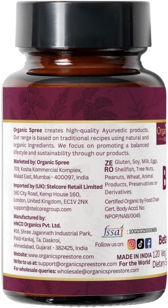 Beetroot 120 Tablets | Beta Vulgaris (Beetroot) | USDA Organic Certified | Organic and Natural 120tab - Pack of 2