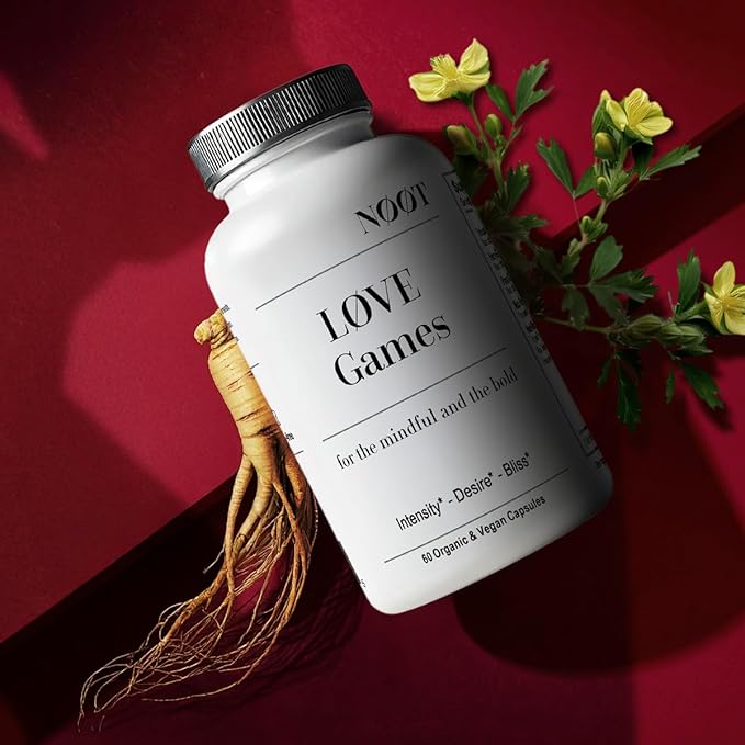 Love Games - Lab Tested Libido Booster for Women and Men Fast Acting, Natural Aphrodisiac with Tribulus Terrestris, Horny Goat Weed, Maca and Panax Ginseng 60 Capsules, 1 Month Supply