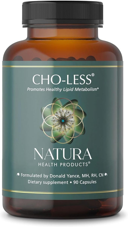 Natura Health Products Cho-Less Supplement - Promotes Healthy Lipid Metabolism and Cardiovascular Health - Featuring Niacin, Red Yeast Rice, Artichoke Extract, and Beta Sitosterol (90 Capsules)