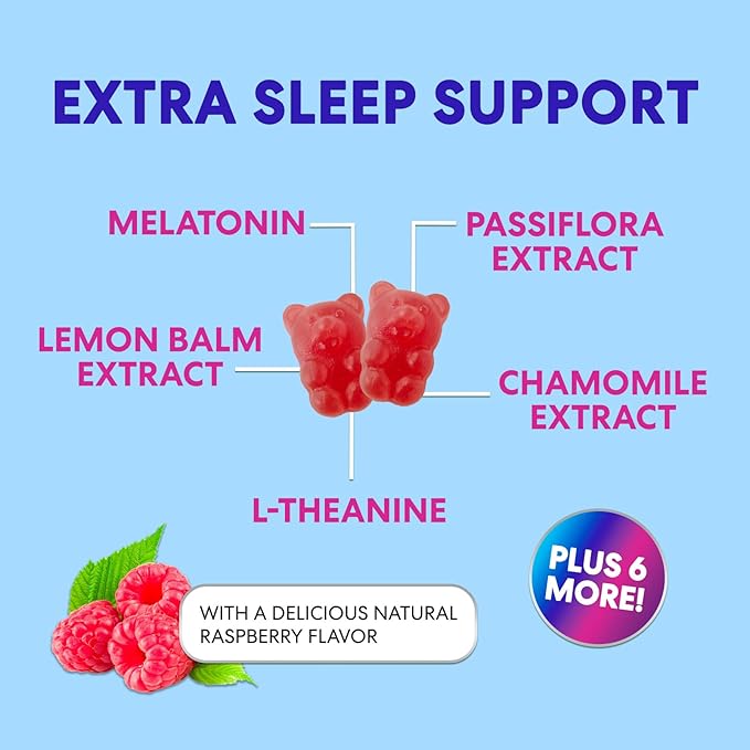 Sleep Gummies with Melatonin 12 mg - Extra Strength Sleep Vitamin Gummy, Natural Melatonin Gummy, Occasional Sleep Support Supplement for Adults, Vegan, Non-GMO, Gomitas para Dormir - 60 Gummies