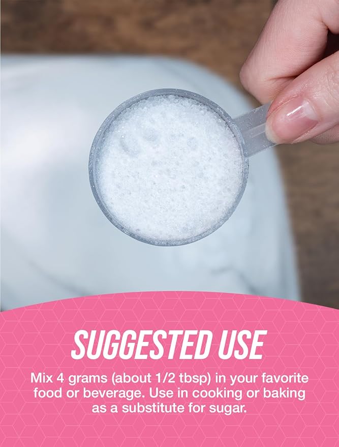BulkSupplements.com Xylitol Powder - Natural Sugar Substitute & Sugar Alternative - Sweetener For Baking & Cooking, Gluten Free - 4g per Servings, 125 Servings (500 Grams - 1.1 lbs)