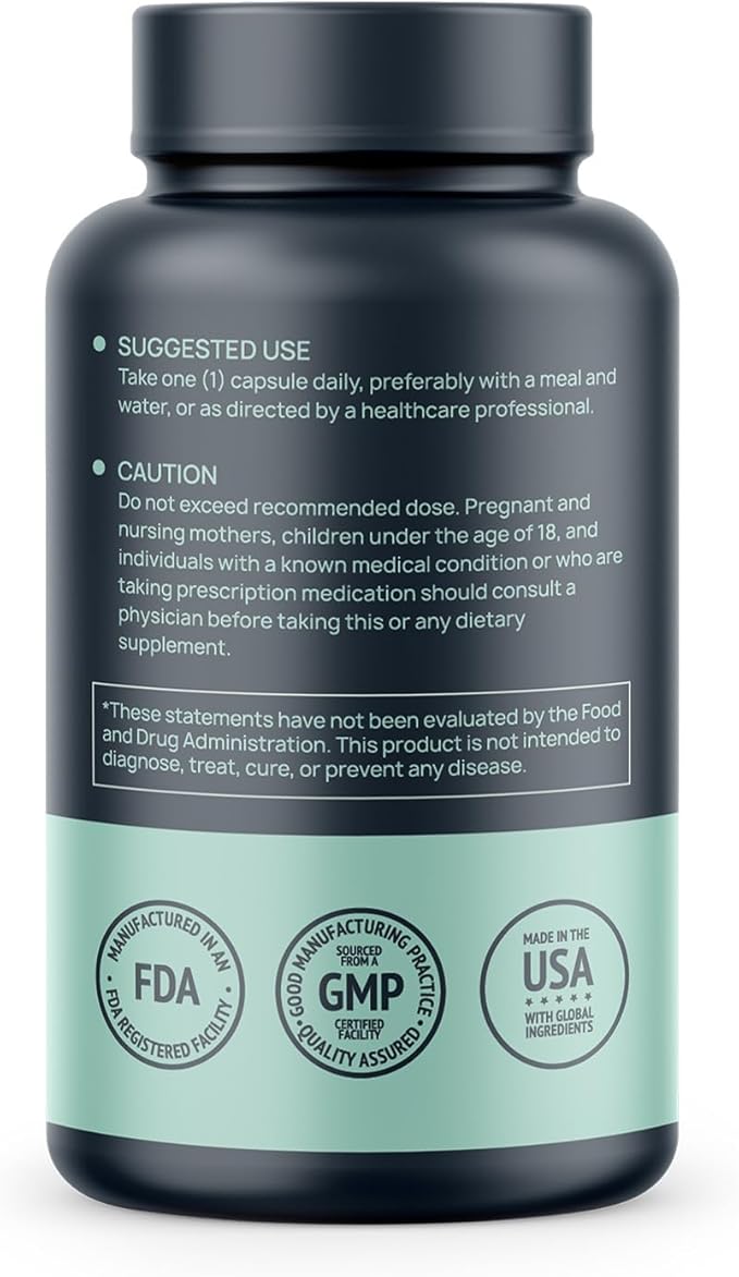 Potent Trans-Pterostilbene - 200mg, 120 Vegan Capsules - Antioxidant Supplement - Gluten, Soy & Dairy Free