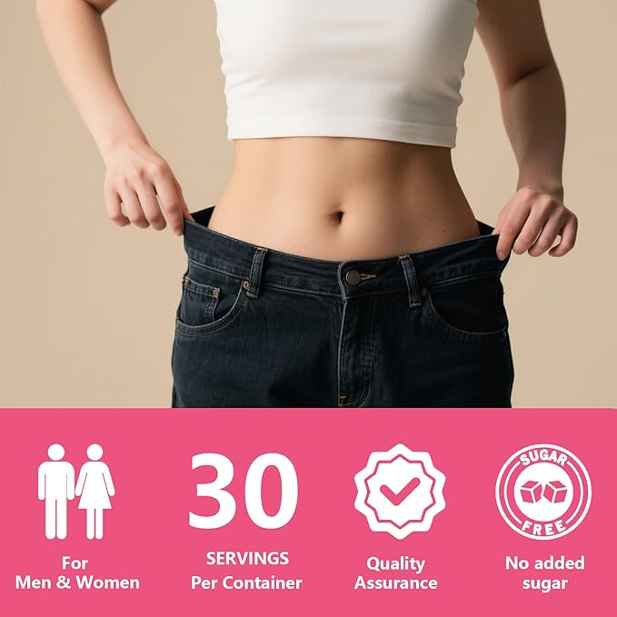 GLP-1 Booster Supplement Powder, Yerba Mate, Natural 9 Plant Extracts, Activate GLP-1 Production, Digestive Gut Healthy for Women Men, Sugar-Free (30 Servings, Raspberry Lemon)