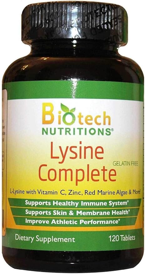 Lysine Complete Dietary Supplement, 120 Count