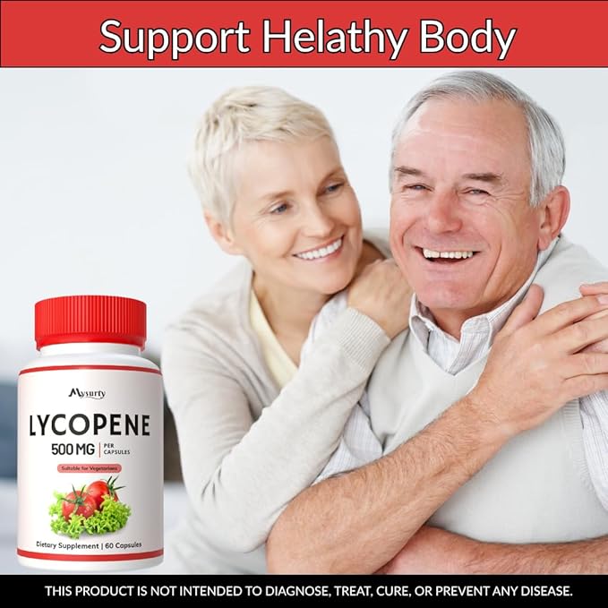 lycopene Supplements for Men | lycopene 500mg | Supplements for Men, 300 Capsules (Pack 5)