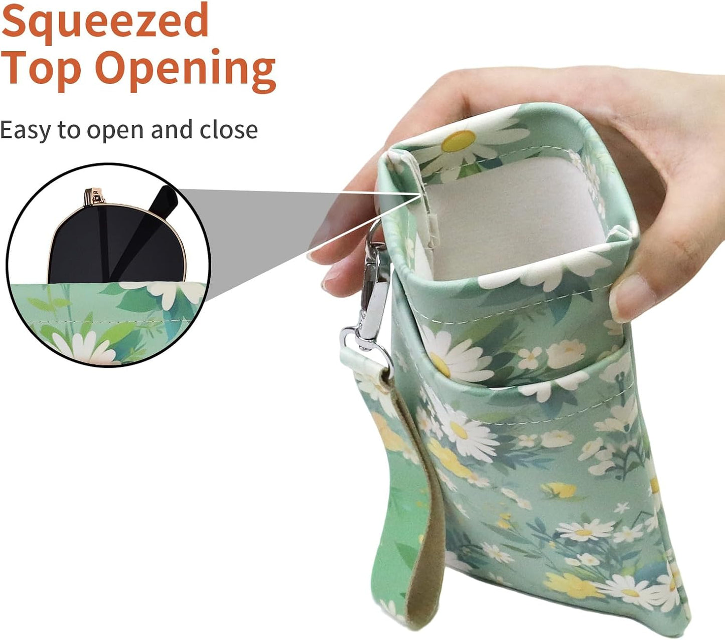 Double Eyeglass Case Soft Dual Glasses Case for Women Men Travel Squeeze Top Sunglasses Cases Eyeglasses Pouch