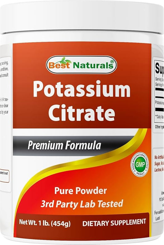 Best Naturals Potassium Citrate Pure Powder 1 Pound