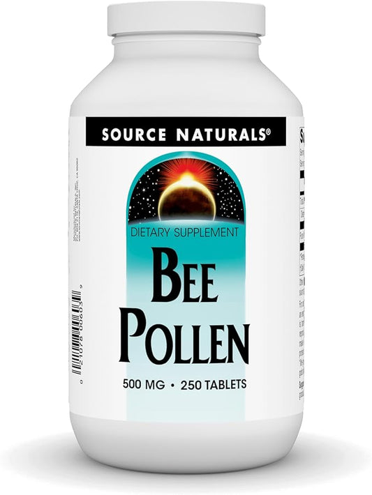 Source Naturals Bee Pollen 500 mg Dietary Supplement - 250 Tablets