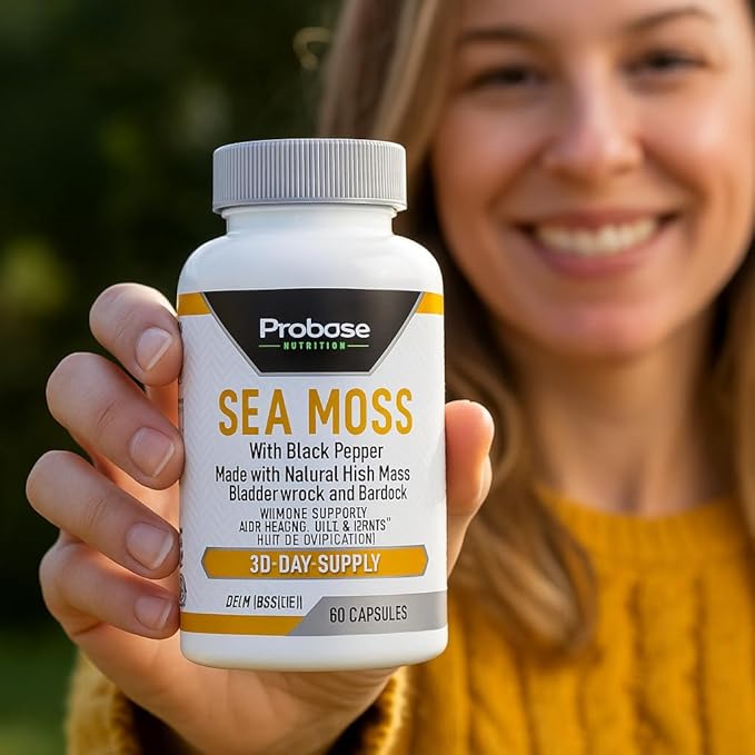 Sea Moss 60 Capsules 30-Day Supply