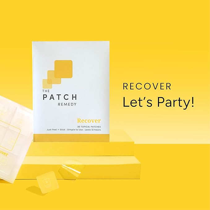 Recover Patch | Glutathione, Milk Thistle, NAC, Ginger, Ginseng & Prickly Pear | 30 Patches