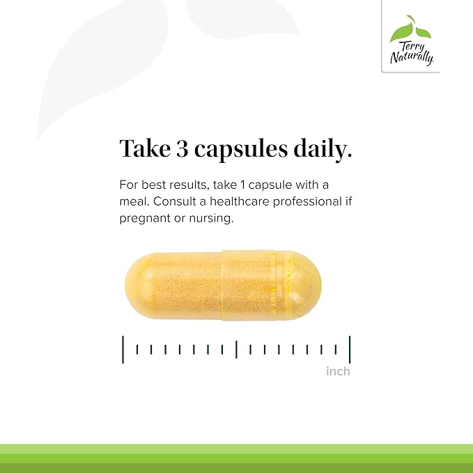 Terry Naturally Healthy Knees & Joints - Dietary Supplement to Support Bone Health & Joint Flexibility - Healthy Knee & Hip Aid with Calcium Fructoborate - 60 Capsules