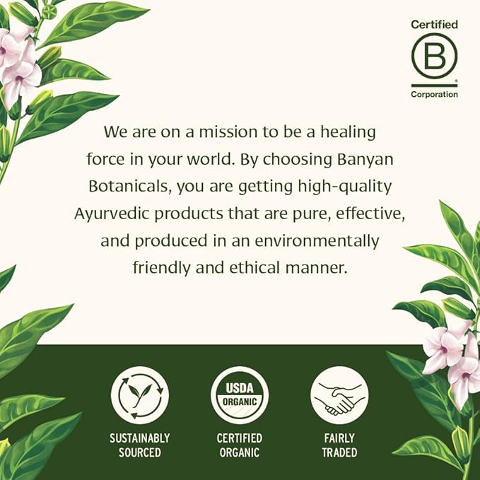 Banyan Botanicals Breast Care Balm – Organic Herbal Salve with Tulsi & Palmarosa – for Lymph Massage & Breast Health – Promotes Healthy Circulation – 4 oz – Non GMO Sustainably Sourced Petroleum Free