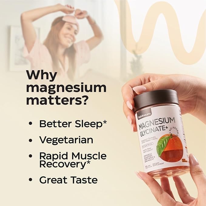 Magnesium Glycinate Gummies 600Mg 2 Pack - High Absorption, Triple Calm Magnesium Complex - Chews for Relaxation and Sleep - Gummy Supplement with Vitamin D - Vegan, Sugar Free, Gut Friendly