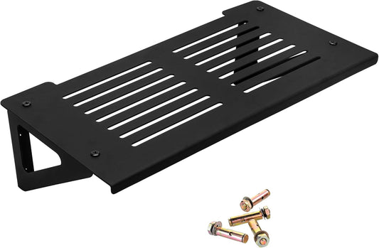 Heavy Duty Metal Pressure Washer Shelf 20" x 10", Power Washer Storage Rack, Wall Mounted Storage Shelves for Garages, Fits Electric High Pressure Cleaner（Black）