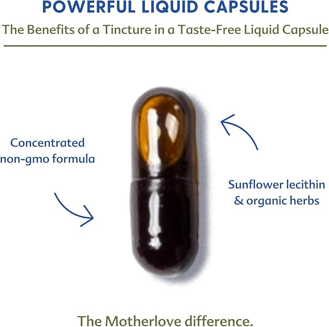 Motherlove More Milk Plus (180 Liquid caps) Fenugreek-Based Lactation Supplement to Support Breast Milk Supply—Non-GMO, Organic Herbs, Vegan, Kosher