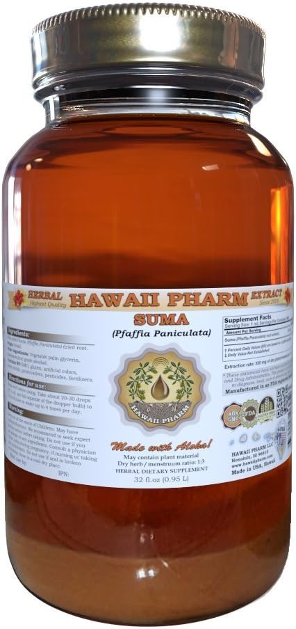 Suma (Pfaffia Paniculata) Liquid Extract 32 fl.oz