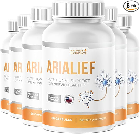 Arialief – Natural Supplement for Overall Wellness and Comfort – Made in USA, Non-GMO, Easy to Take, 30 Capsules, 6 Month Supply