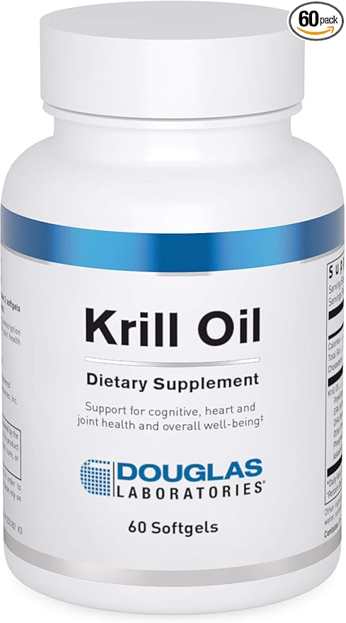 Douglas Laboratories Krill Oil | Supports Cognitive, Heart and Joint Health | 60 Softgels