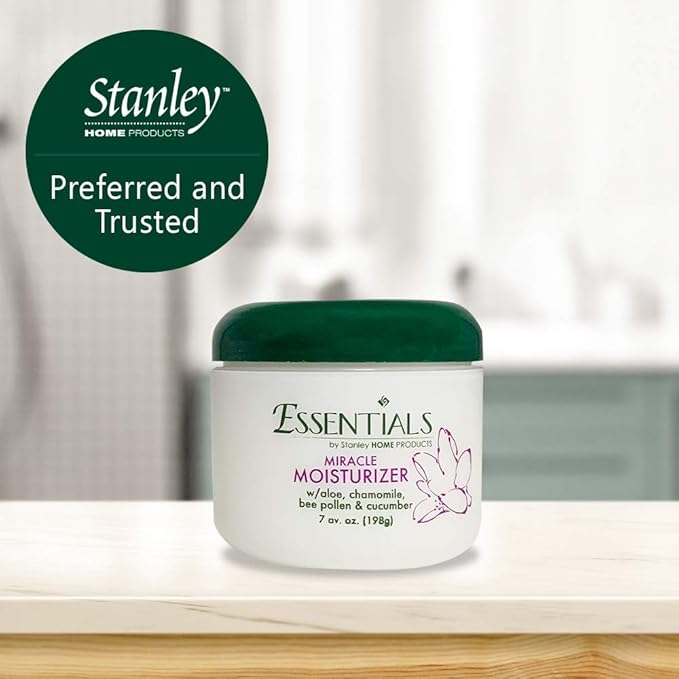 STANLEY HOME PRODUCTS Miracle Moisturizer/Aloe, Chamomile, Bee Pollen, Cucumber, Vitamin A Palmitate Reduce Signs Of Aging/For Skin With Wrinkles And Fine Dry Lines/Naturally Fragranced - 1 Pack