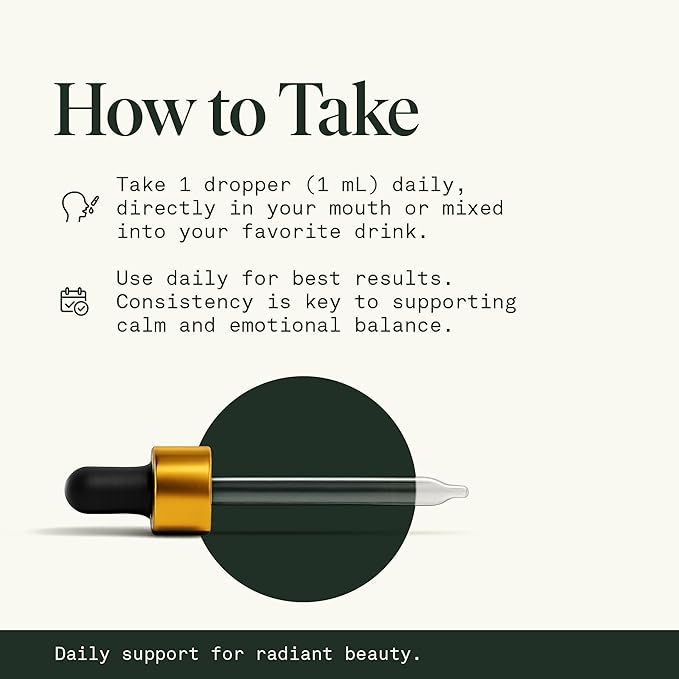 Reishi Mushroom Extract Drops Fantastic Fungi Chill Elixir, 4-in-1 Mood Support Supplement w/ Holy Basil & Shiitake Mushrooms for Relaxation & Calm | 100% Organic & Natural | 30 Servings, 1 fl oz
