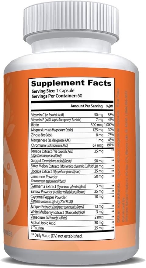 ENP Glucose Success | with Cinnamon, Gymnema Sylvestre, and Bitter Melon, 60ct