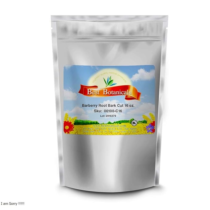 Best Botanicals Barberry Root Bark Cut 16 oz.