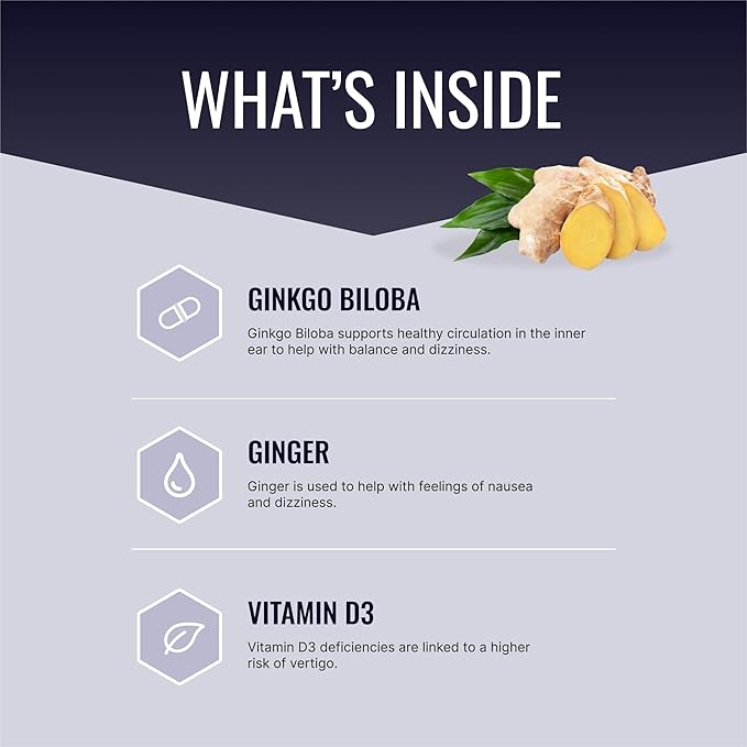 Approved Science VertiSyl - Ginkgo Biloba, Ginger, Vitamin D3, BioPerine - 180 Capsules - Pack of 2