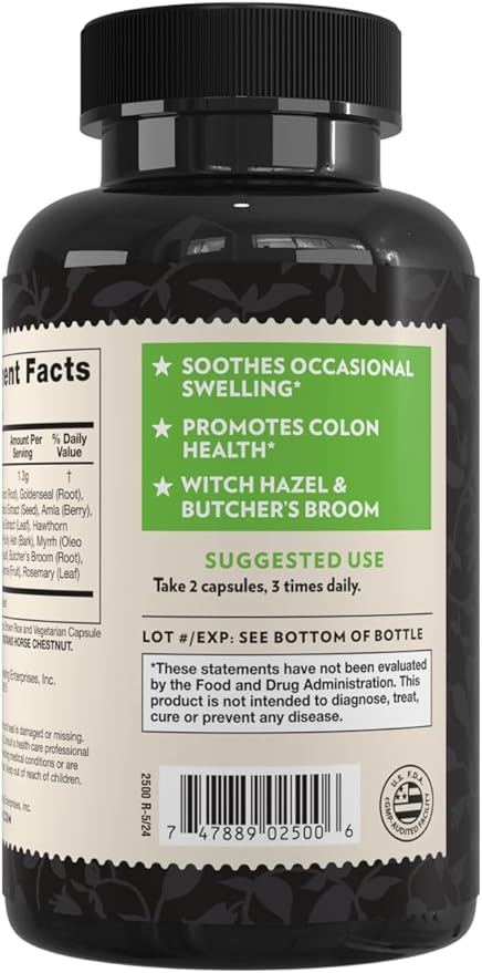 Crystal Star Hemr-Ez Relief, 90 Vegetarian Capsules