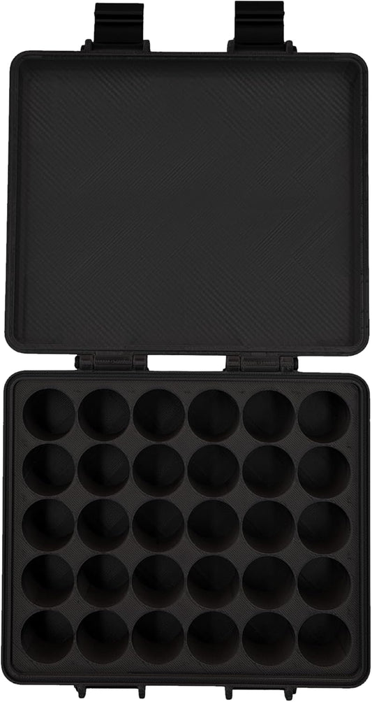 3D Printed Essential Oils Storage Case Compatible with Young Living 5ml Essential Oils - 5ml Bottle Storage Box with 30 Slots - Essential Oil Carrying Case, 16mm Max Diameter, 35mm Max Height