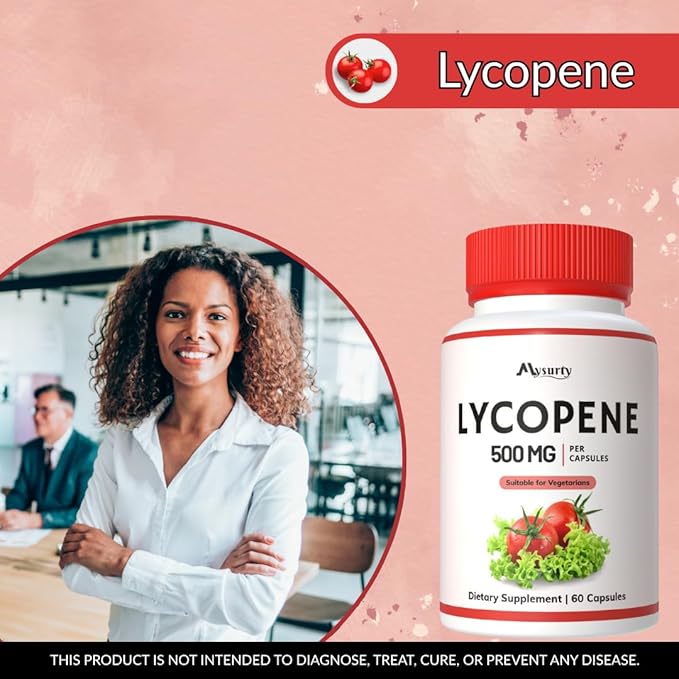 lycopene Supplements for Men | lycopene 500mg | Supplements for Men, 300 Capsules (Pack 5)