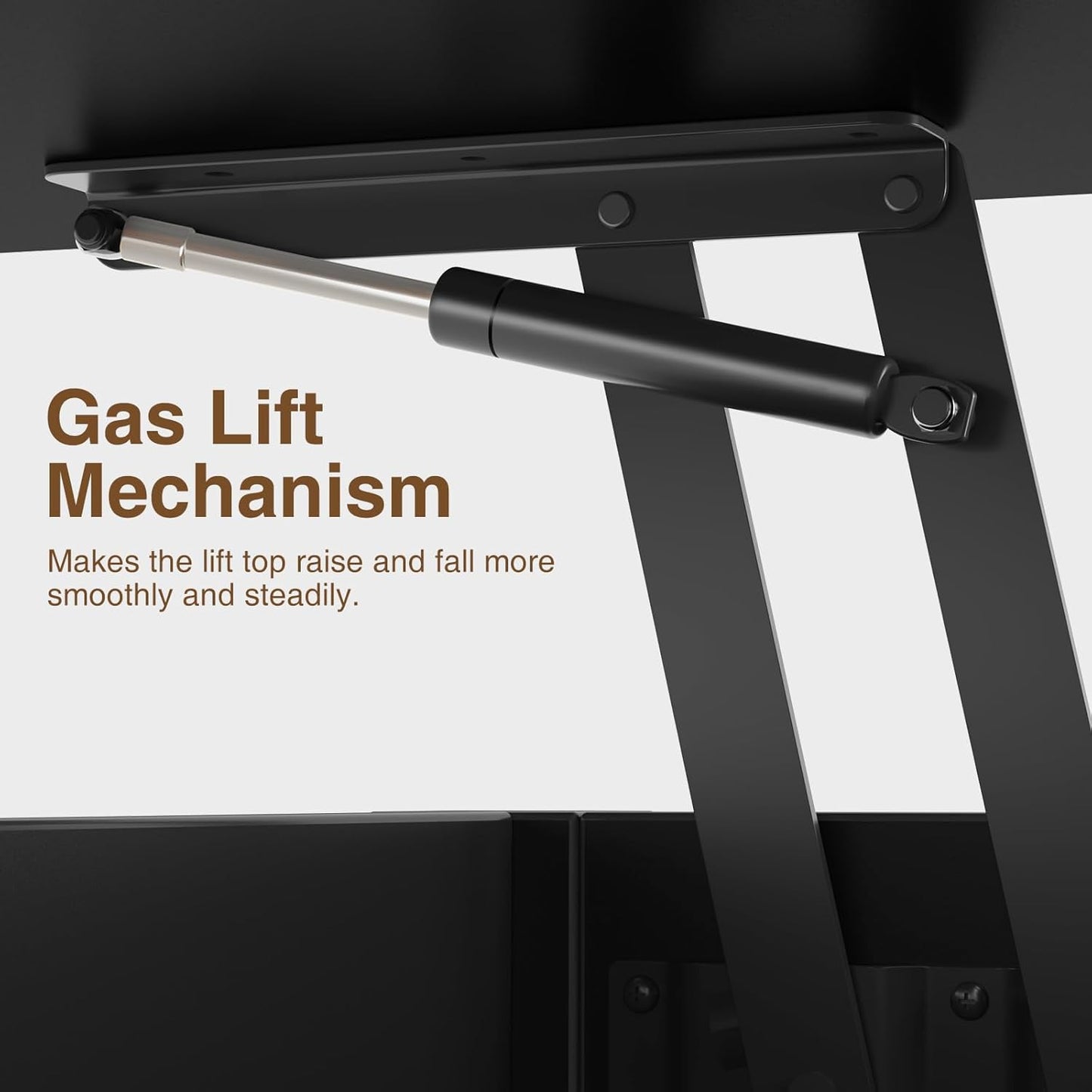 Rolanstar Coffee Table Lift Top, Multi-Function Convertible Coffee Table with Drawers and Hidden Compartment, Converts to Dining Table for Living Room, Home Office,Black