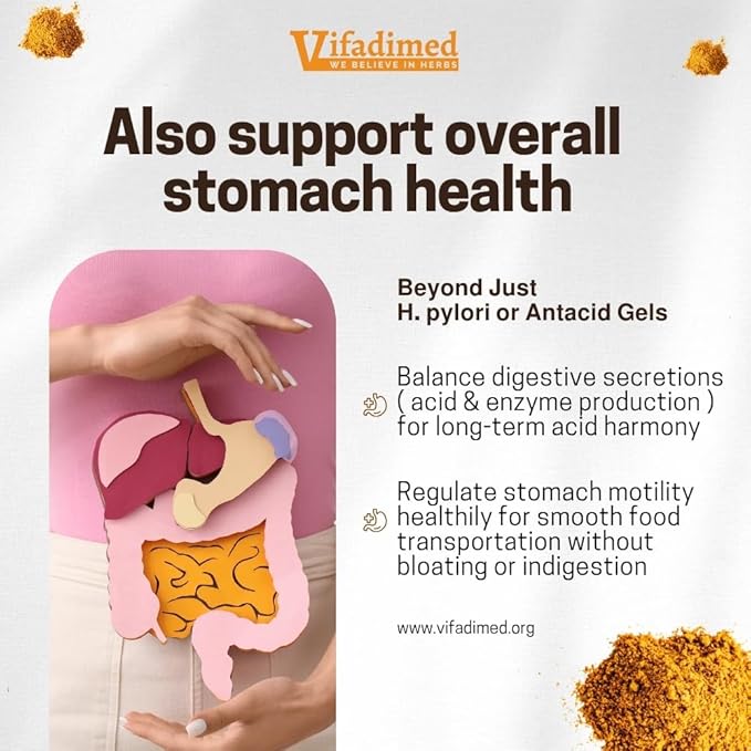 Stomach Plus-for Stomach, Gastritis, Stomach Lining Repair, Acid Reflux, Heartburn, Indigestion, with Galangal, Dong Quai, Cinnamon & Magnolia-45 Capsules