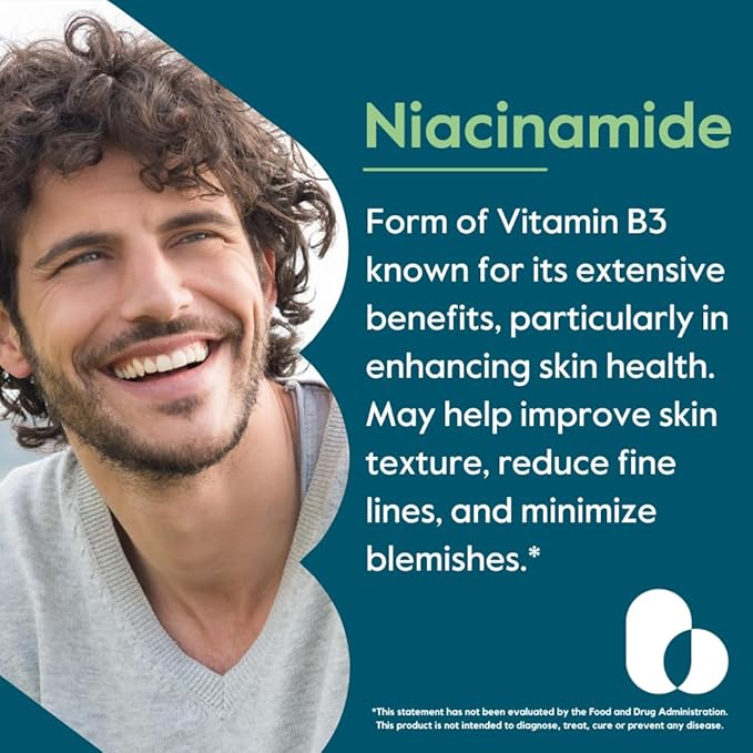 BESTVITE Filler-Free Niacinamide 500mg (240 Vegetarian Capsules) - Flush Free Vitamin B3- No Stearates - Vegan - Non GMO - Gluten Free