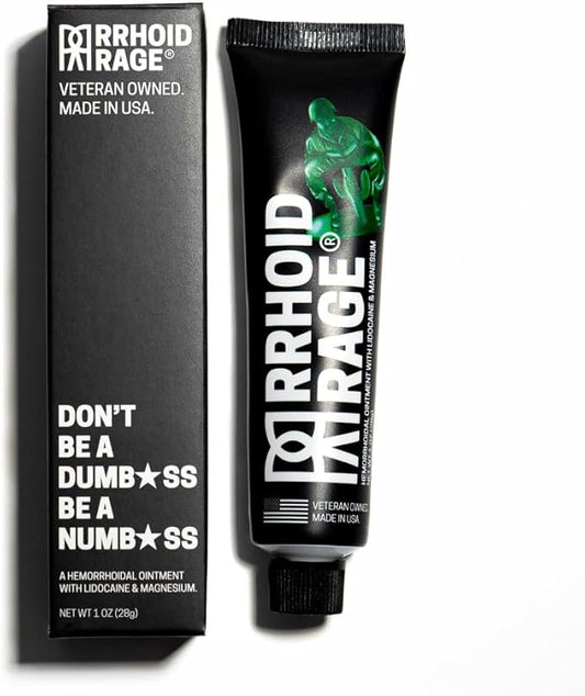 Hemorrhoid Ointment - Fissure and Hemorrhoid Treatment with Lidocaine, Aloe Extract, Magnesium Sulfate, Balsam Fir, Fast Acting Hemorrhoid Cream for Itching, Swelling and Maximum Pain Relief (1-Pack)