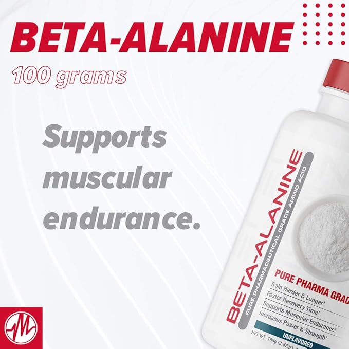 Metabolic Nutrition Beta Alanine, 100 Grams, Powder
