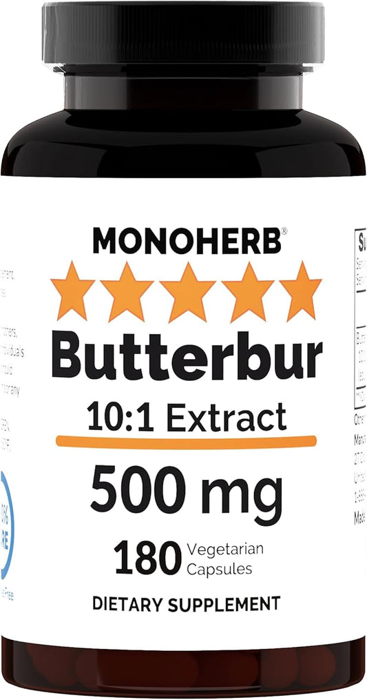 Butterbur Extract 500 mg - 180 Capsules