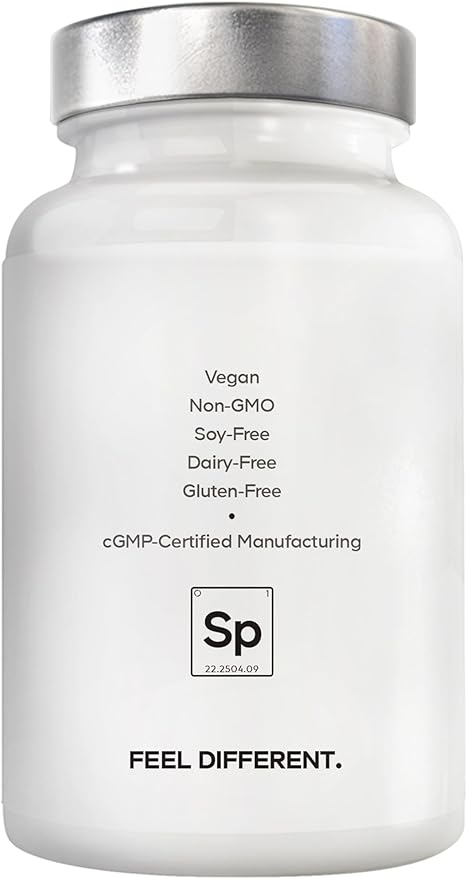 Amen Spermidine Supplement - Spermidine Trihydrochloride Pills with Vitamin C Ascorbic Acid - Only 1 Capsule Per Serving - Vegan, Non-GMO, Gluten-Free - 30 Capsules