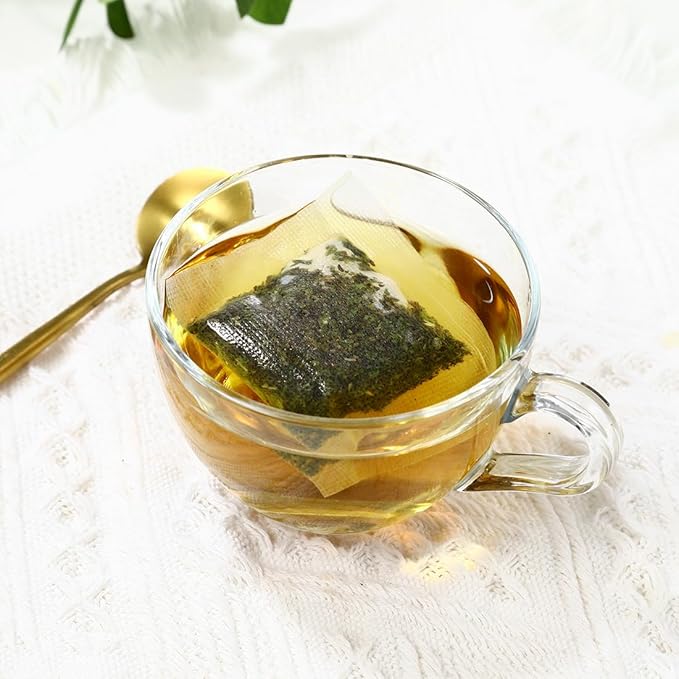 Premium 60 Spearmint Tea Bags, Made with 100% Pure Natural Spearmint Leaves, Caffeine Free & No Additives.