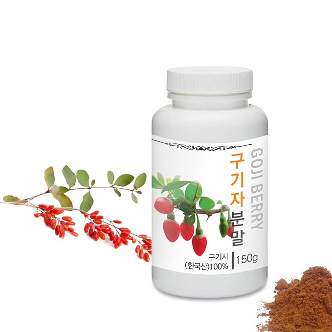 [Medicinal Herbal Powder] Prince Natural Goji Berry Powder/프린스 구기자분말, 5.3oz / 150g (Goji Berry/구기자)
