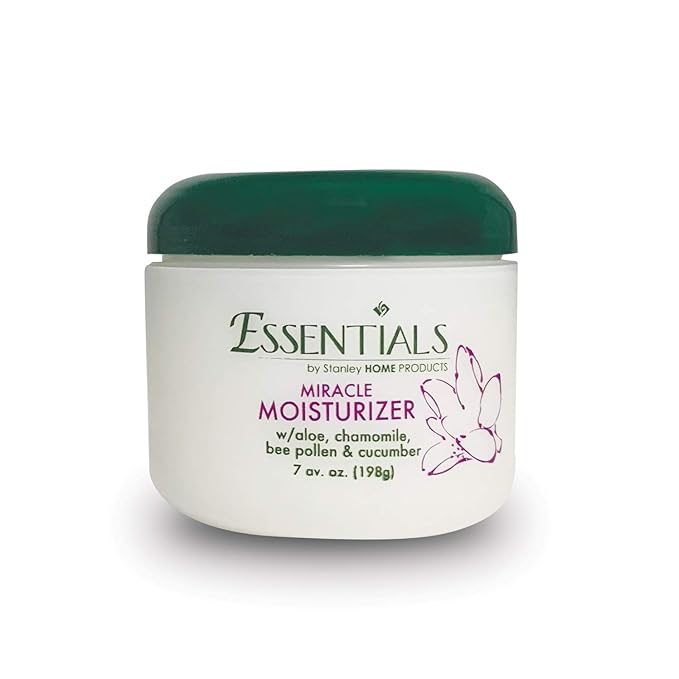 STANLEY HOME PRODUCTS Miracle Moisturizer/Aloe, Chamomile, Bee Pollen, Cucumber, Vitamin A Palmitate Reduce Signs Of Aging/For Skin With Wrinkles And Fine Dry Lines/Naturally Fragranced - 1 Pack