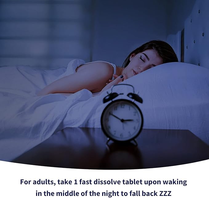 Melatonin 50 mg for Adults - Extra Strength 9-in-1 Fast Dissolve Sublingual - w/Vitamin D3 & MSM, Relaxing Herbal Blend-Ashwagandha, Lemon Balm, Passionflower,Chamomile,Sugar Free, Vegan 60 Servings