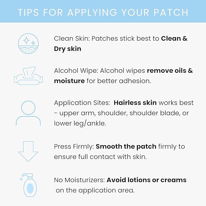Sleep | Valerian, Passionflower, Hops, Magnesium Glycinate | 30 Patches