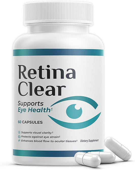 Vision Support Supplement – Eye Health Formula with Lutein, Zeaxanthin, Quercetin, Vitamin A, Zinc, & Bilberry – Supports Visual Clarity, Focus & Eye Fatigue Relief – 60 Capsules (1)