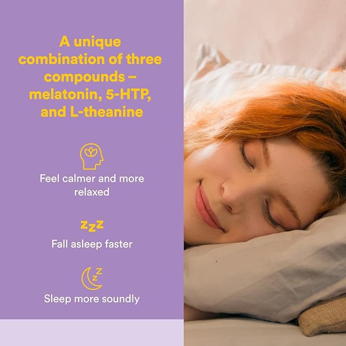Stress-Relax Tranquil Sleep by Natural Factors, Sleep Aid with Suntheanine L-Theanine, 5-HTP, Melatonin, 90 Softgels