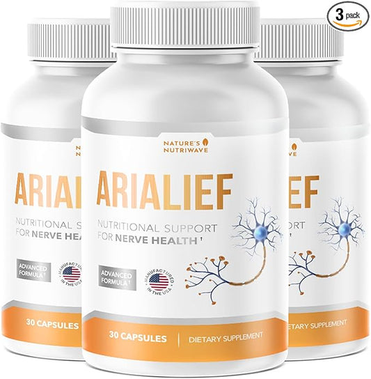 Arialief – Natural Supplement for Overall Wellness and Comfort – Made in USA, Non-GMO, Easy to Take, 30 Capsules, 3 Month Supply