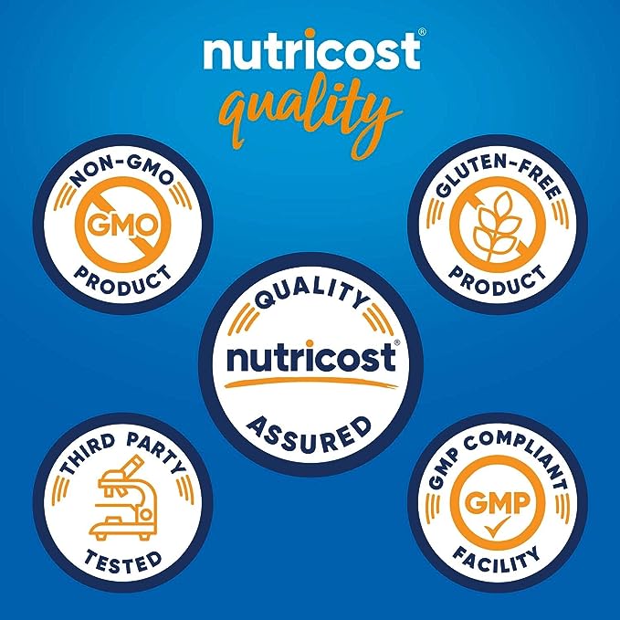 Nutricost Chlorella Capsules (3 Bottles) 500mg, 240 Capsules