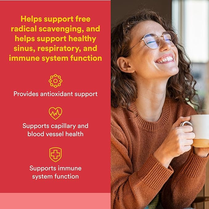 Natural Factors Quercetin 500 mg for Immune Support, 60 Capsules