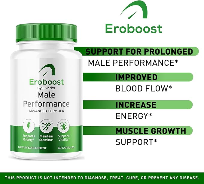 (5 Pack) Eroboost Supplement for Men - Official Ero Boost Pills, EroBoost Support Capsules, EroBoost Advanced Formula, EroBoost Supplement, Ero Boost, 300 Capsules for 5 Months