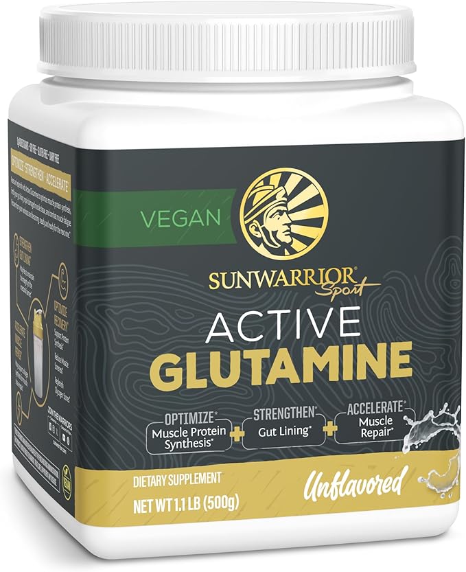 Glutamine Powder L-Glutamine Supplement Support Muscle Recovery Gut Health Support Reduce Soreness Amino Acids Boost Protein Synthesis Accelerates Recovery Post-Workout 100 Servings Unflavored