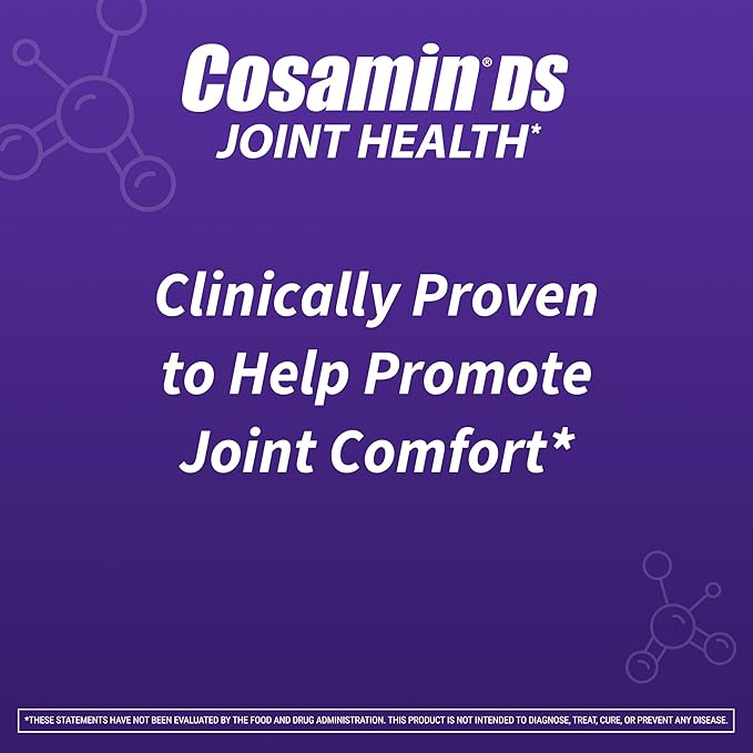 Nutramax Laboratories Cosamin® DS Joint Health Supplement with Glucosamine & Chondroitin for Men’s & Women's Joint Health, 150 Caplets